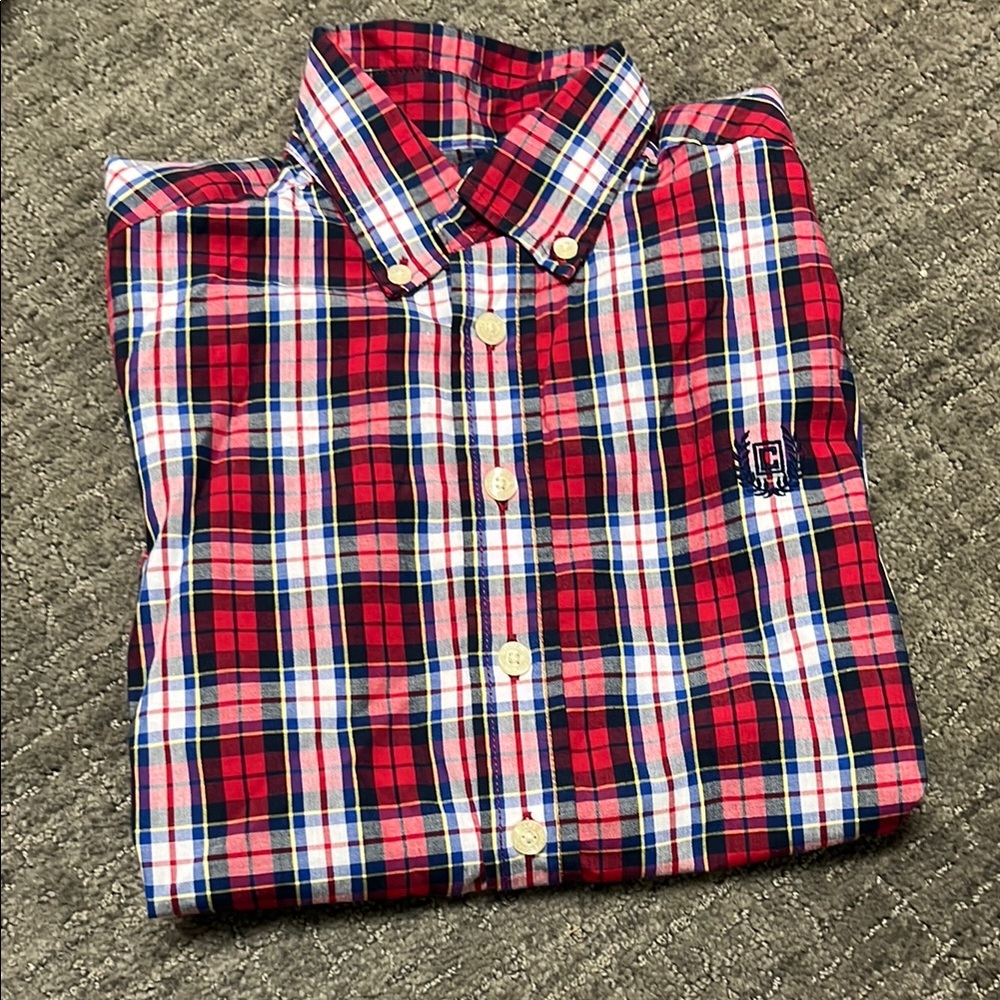 Like New! Boys Plaid Dress Shirt